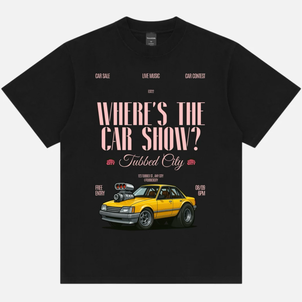 Car Show T-Shirt – DROP 01 - PRE ORDER - LIMITED TIME ONLY!